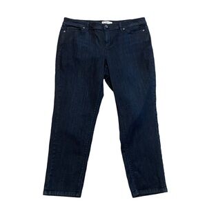 J. Jill Authentic Fit Slim Leg Ankle Denim Jeans
